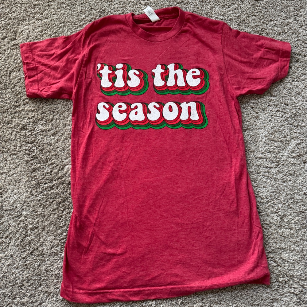 Red 'Tis the Season T-Shirt